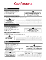 Предварительный просмотр 6 страницы CONFORAMA XT5032 Assembly Instructions Manual