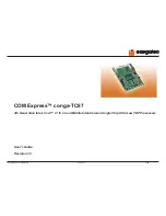 Congatec 046901 User Manual предпросмотр