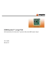 Congatec COM Express conga-TCA User Manual preview