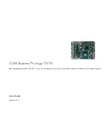 Congatec conga-TS170 User Manual предпросмотр