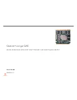 Congatec Qseven conga-QA5 User Manual preview