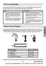 Предварительный просмотр 17 страницы Conglom nexstyle BATH Roma QF033CR Owner'S Manual