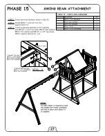 Предварительный просмотр 25 страницы Congo Play MONKEY PLAYSYSTEM FORT Assembly Instructions Manual