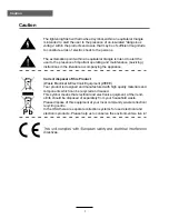 Предварительный просмотр 4 страницы CONIA CL1901HDVDR Instruction Manual