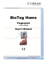 Conlan BioTag Home User Manual preview