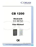 Conlan CB 1200 User Manual предпросмотр