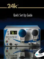 ConMed 24k Quick Setup Manual предпросмотр