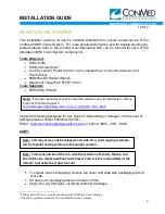Preview for 2 page of ConMed 3DHD Installation Manual