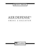 Preview for 1 page of ConMed AER DEFENSE Operator'S Manual