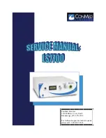 Preview for 1 page of ConMed LS7700 Service Manual