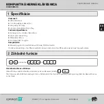 Предварительный просмотр 15 страницы Connect IT CKB-3589-CS User Manual