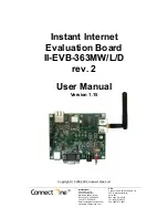 Preview for 1 page of Connect One II-EVB-363MD User Manual