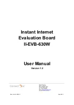 Предварительный просмотр 1 страницы Connect One II-EVB-630W User Manual