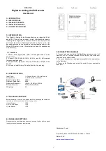 Preview for 2 page of Connect Research DNA4532 User Manual