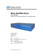 Connect Tech Blue Heat/Net Sync User Manual preview