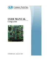 Preview for 1 page of Connect Tech CANpro/104 User Manual