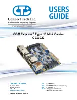 Connect Tech COM Express CCG022 User Manual preview