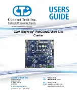 Connect Tech COM Express PMC/XMC Ultra Lite Carrier User Manual preview