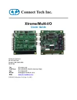 Preview for 1 page of Connect Tech Multi-I/O User Manual