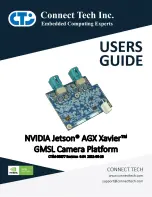 Connect Tech NVIDIA Jetson AGX Xavier GMSL Camera Platform User Manual preview