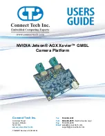 Предварительный просмотр 1 страницы Connect Tech NVIDIA Jetson AGX Xavier GMSL User Manual