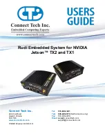 Connect Tech NVIDIA Jetson TX2 User Manual предпросмотр