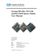 Connect Tech PCI-104 User Manual preview