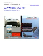 Connect2Car ANYWHERE GSM KIT Installation Manual preview