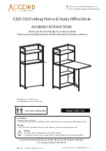 Connected Essentials Accord CED-102 Assembly Instructions Manual предпросмотр