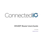 Preview for 1 page of ConnectedIO ER200T Instructions Manual