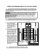 Preview for 7 page of Connecticut Electric EmerGen Switch 10-7501G2 Owner'S Manual And Installation Instructions