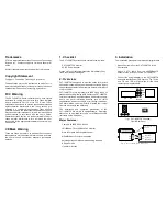 Preview for 1 page of Connection Technology Systems CVT-100BTFX User Manual