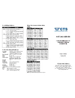 Preview for 2 page of Connection Technology Systems HET-3012 SERIES User Manual