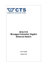 Preview for 1 page of Connection Technology Systems IES-3110 User Manual