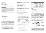 Preview for 1 page of Connection Technology Systems WPC-2012 Series User Manual