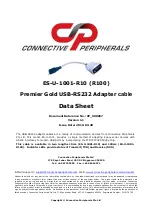 Connective Peripherals ES-U-1001-R10 Datasheet preview