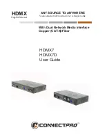 Предварительный просмотр 1 страницы ConnectPRO HDMX7 User Manual