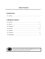 Preview for 1 page of ConnectPRO Master-IT StreamLine SL-01 User Manual