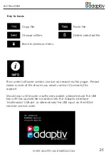 Preview for 25 page of Connects2 Adaptiv Lite ADVL-BM2 Fitting & User Manual