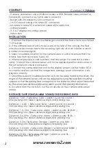 Preview for 2 page of Connects2 CAM-10 User Manual