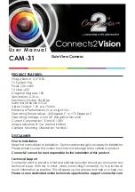 Предварительный просмотр 1 страницы Connects2 CAM-31 User Manual