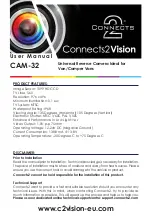 Preview for 1 page of Connects2 CAM-32 User Manual