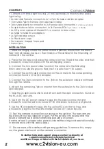 Preview for 2 page of Connects2 CAM-65 User Manual