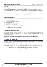 Preview for 2 page of Connects2 CAM-FD14 User Manual