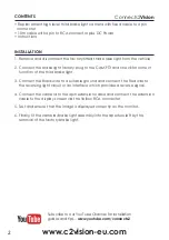 Preview for 2 page of Connects2 CAM-FT3 User Manual