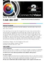 Предварительный просмотр 1 страницы Connects2 CAM-UNI-SW1 User Manual