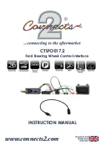 Preview for 1 page of Connects2 CTSFO017.2 Instruction Manual