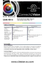 Connects2 Vision CAM-FD13 User Manual preview