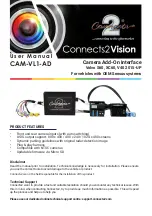 Connects2 Vision CAM-VL1-AD User Manual предпросмотр