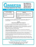 Предварительный просмотр 1 страницы Connerton Co RLRB-A Installation And Operating Insctructions
